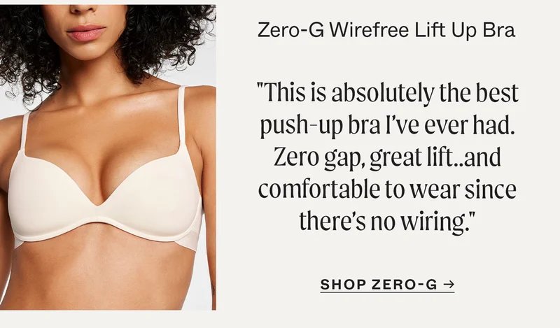 Shop Zero-G Wirefree Lift Up Bra