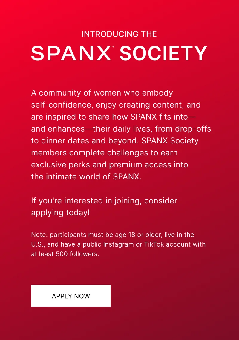 INTRODUCING THE SPANX SOCIETY