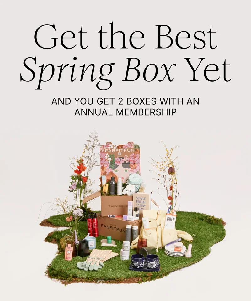 Get the Best Spring Box Yet AND YOU GET 2 BOXES WITH AN ANNUAL MEMBERSHIP
