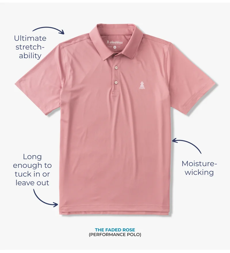 Performance Polo: The Faded Rose