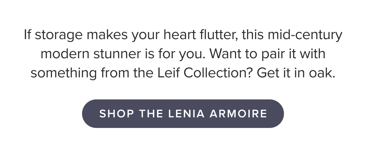 Shop the Lenia Armoire.