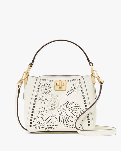 Phoebe Perforated Mini Top Handle Crossbody