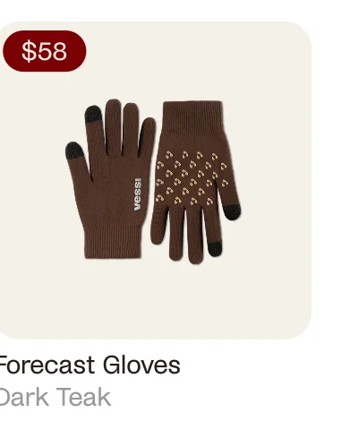Forecast Gloves Dark Teak