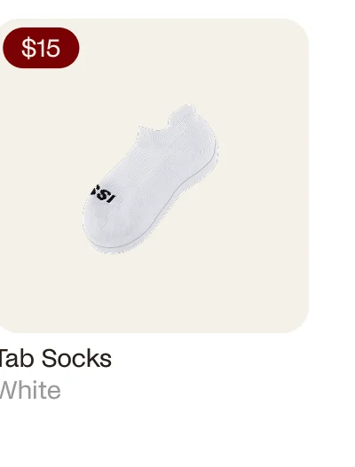 Tab Socks White