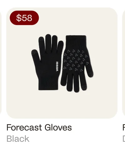 Forecast Gloves Black