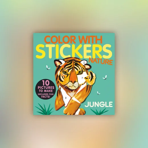 Color with Stickers: Jungle