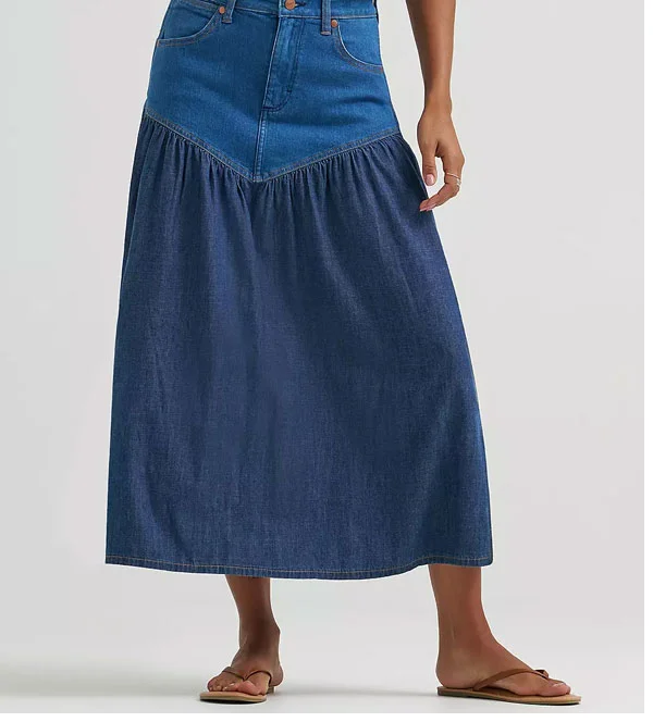 Women's Basque Waist Skirt
