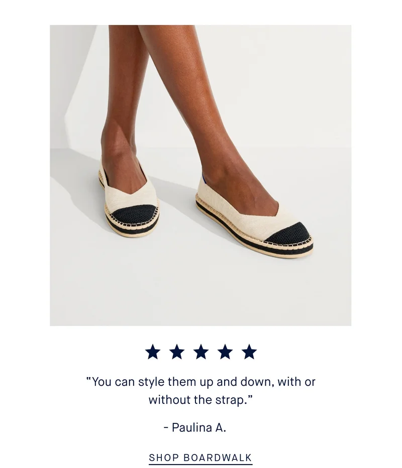 β
β
β
β
β
βYou can style them up and down, with or without the strap.β - Paulina A. SHOP BOARDWALK β
β
β
β
β
βYou can style them up and down, with or without the strap.β - Paulina A. SHOP BOARDWALK