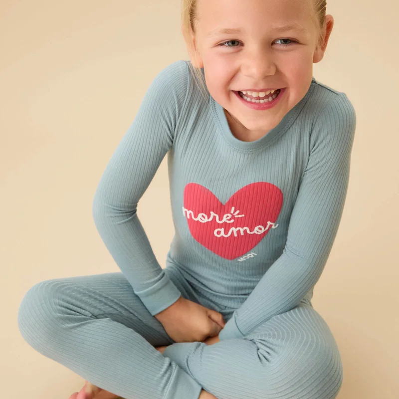 Image of More Amor Ribbed Pajama Set