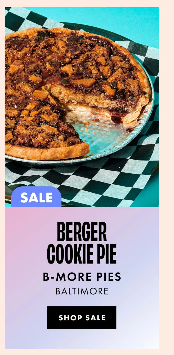 Berger Cookie Pie Berger Cookie Pie