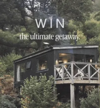 win the ultimate getaway. // $500 kip hideaways gift card // 2x suri toothbrushes