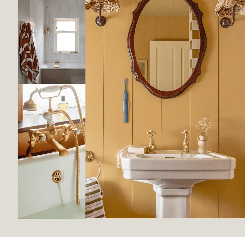 suri product in a bathroom