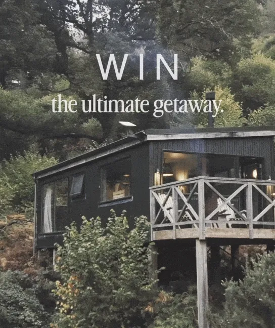 win the ultimate getaway. // $500 kip hideaways gift card // 2x suri toothbrushes