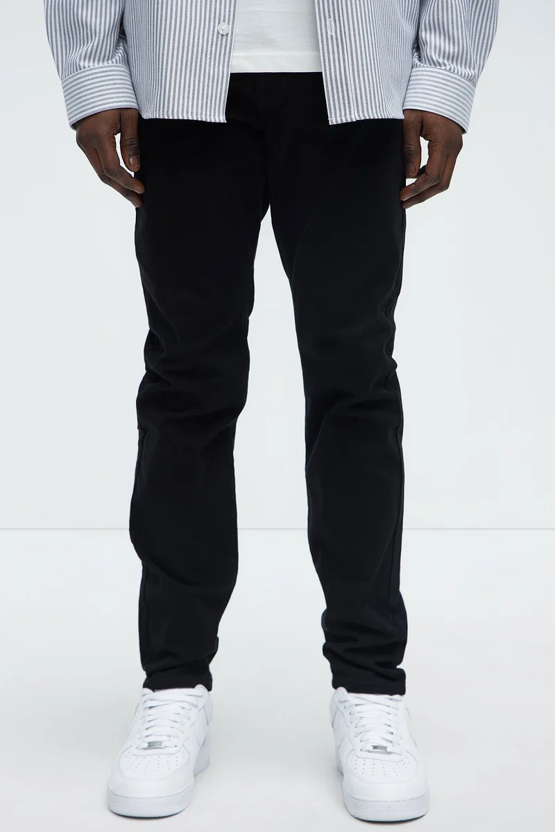 Image of Mac Chino Skinny 5 Pocket Pants - Black