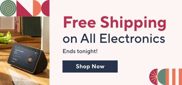 free shipping on all electronics