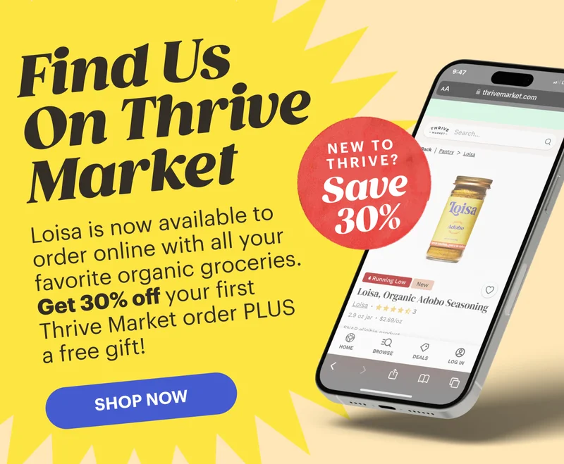 Find Us on Thrive Market! SHOP NOW