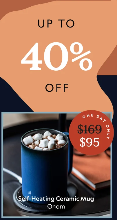 Self-Heating Ceramic Mug