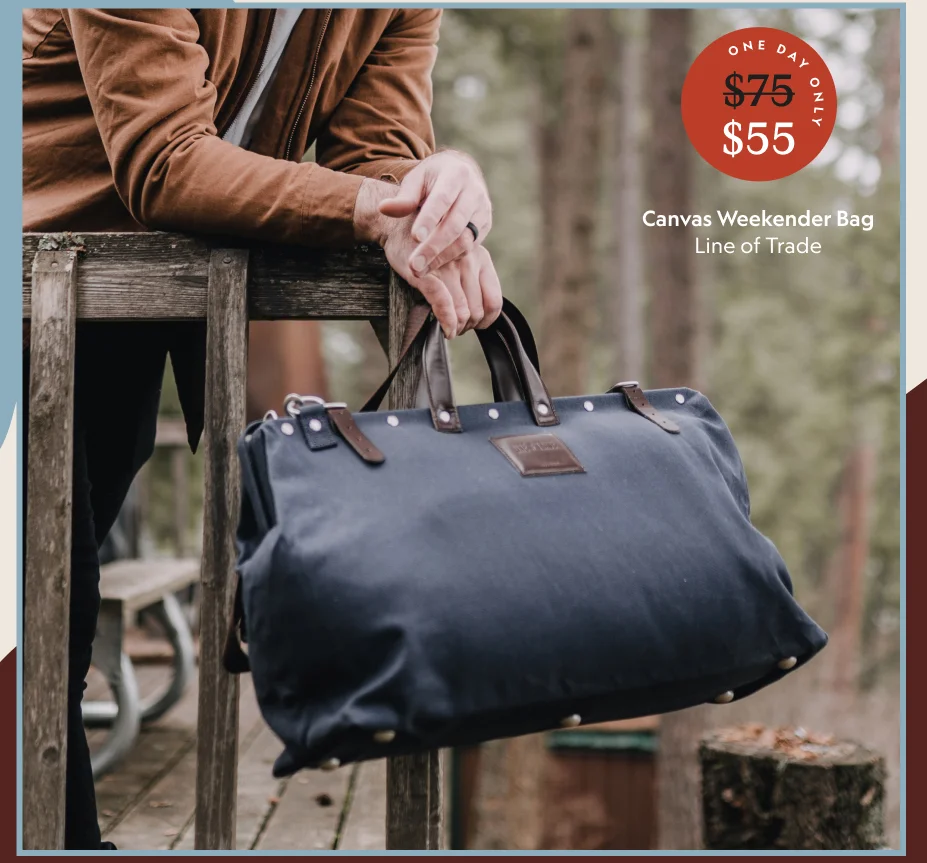 Canvas Weekender Bag