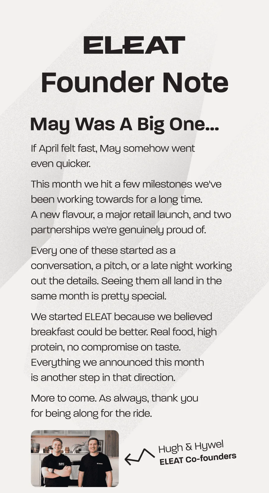 Founder note