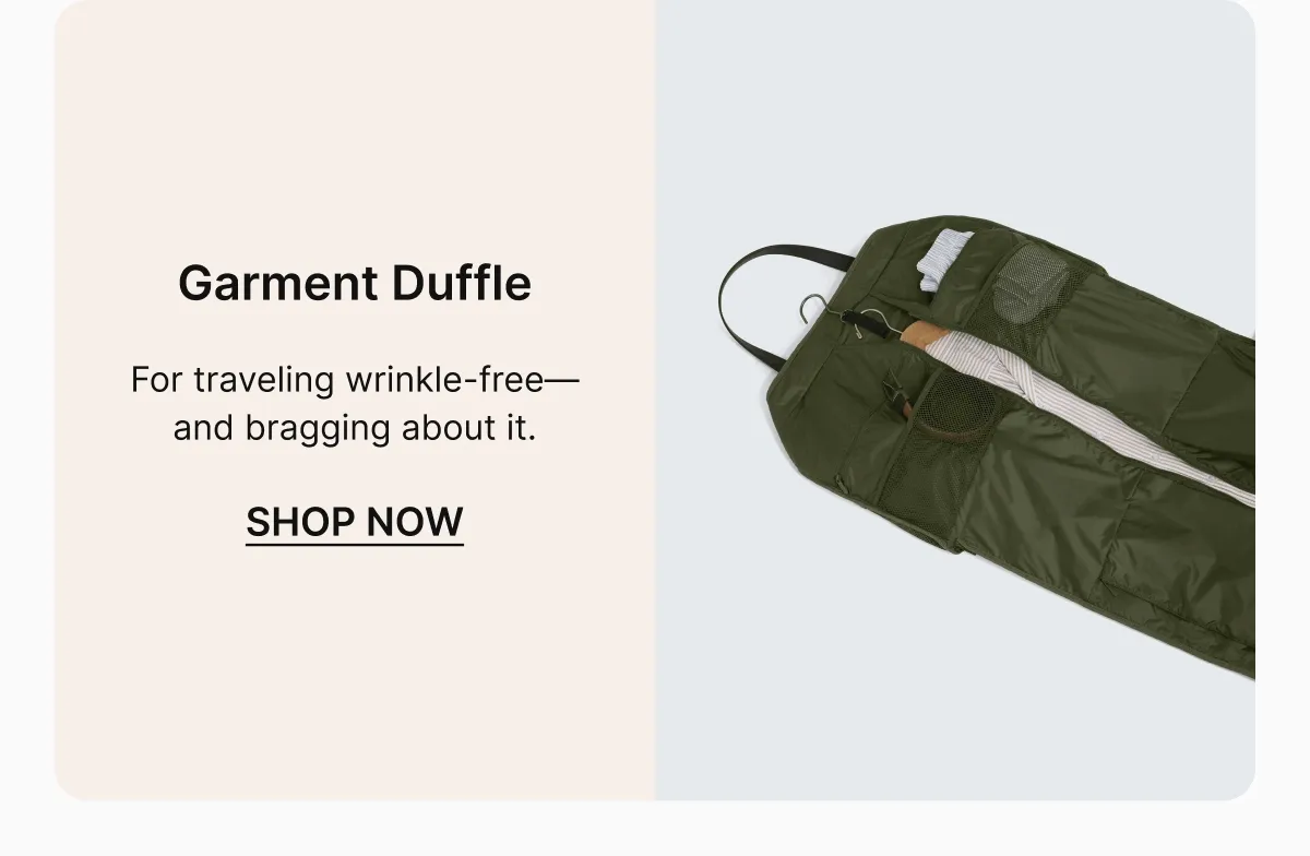 GARMENT DUFFLE