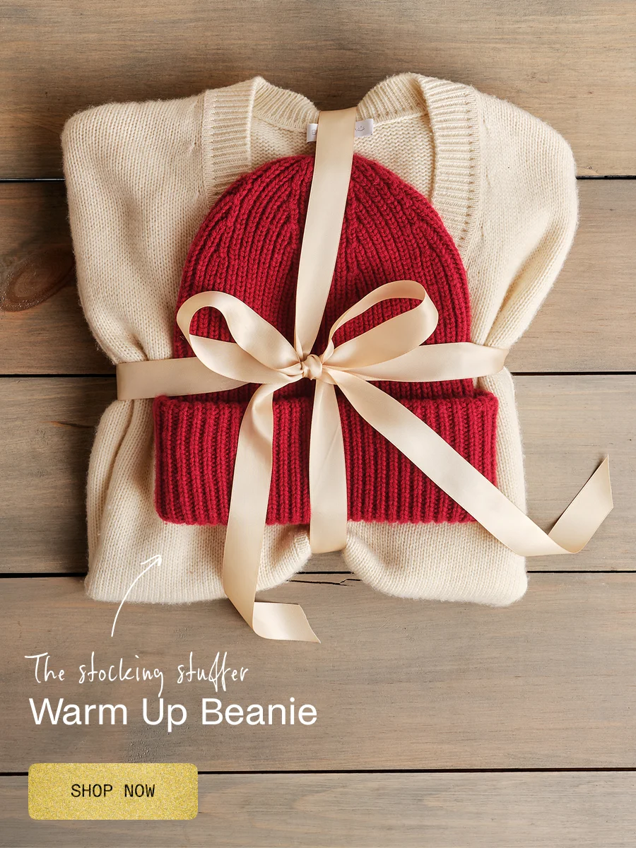 Warm Up Beanie in Ruby Rush