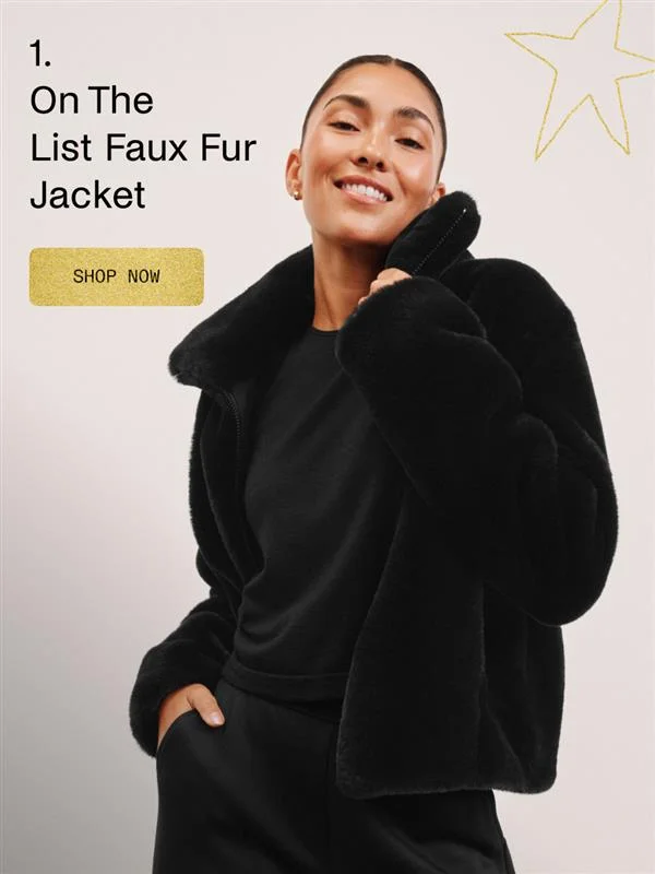 On the List Faux Fur Jacket