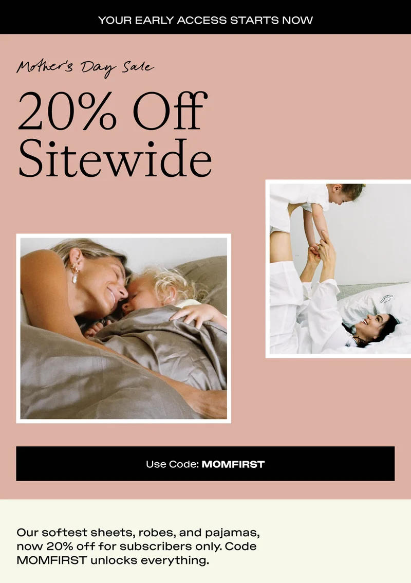 20% off with code MOMFIRST