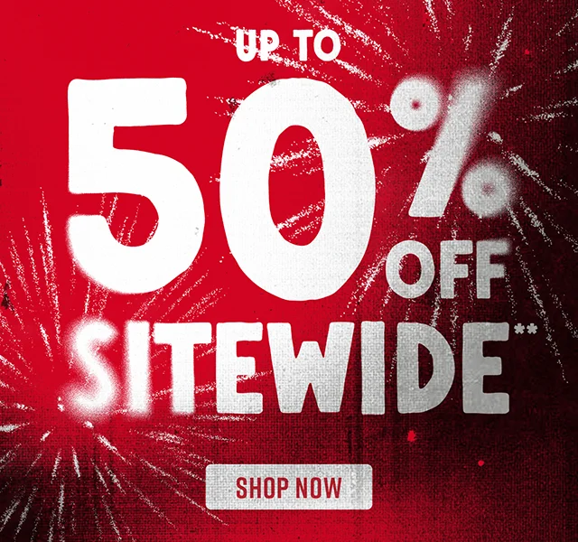 Up to 50% Off Sitewide. Not Combinable with Other Offers. Shop Now