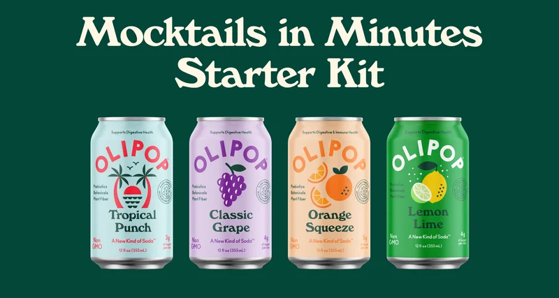Not only do we have our esteemed soda sommelier, Olivier, on stand by ready to craft mocktails for you, but we also have our Mocktails in Minutes Starter Kit!