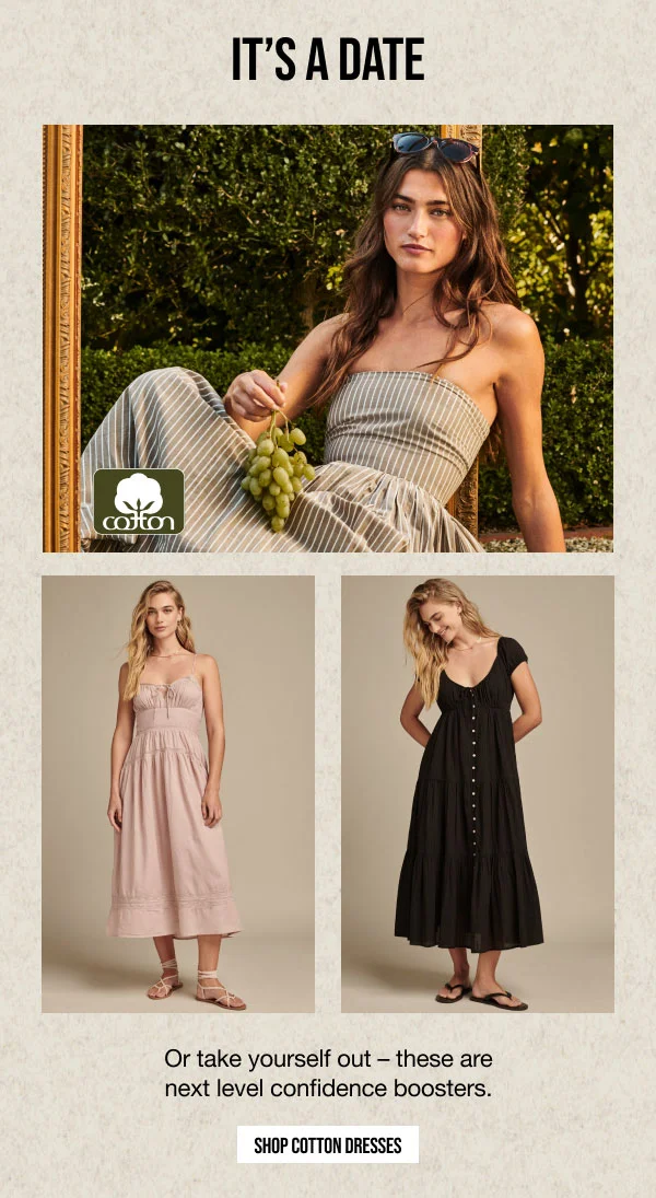 It's A Date Shop Cotton Dresses