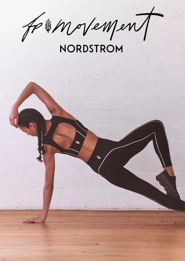 FP Movement x Nordstrom. Model wearing FP Movement activewear.