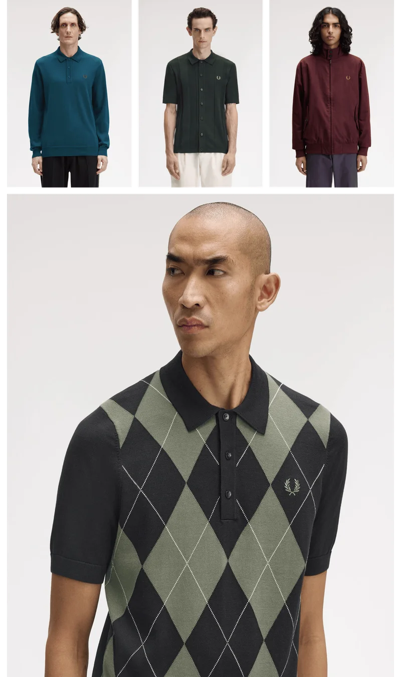 A selection from the Fred Perry Men Sale