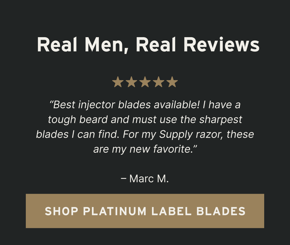 [ Shop Platinum Label Blades ]
