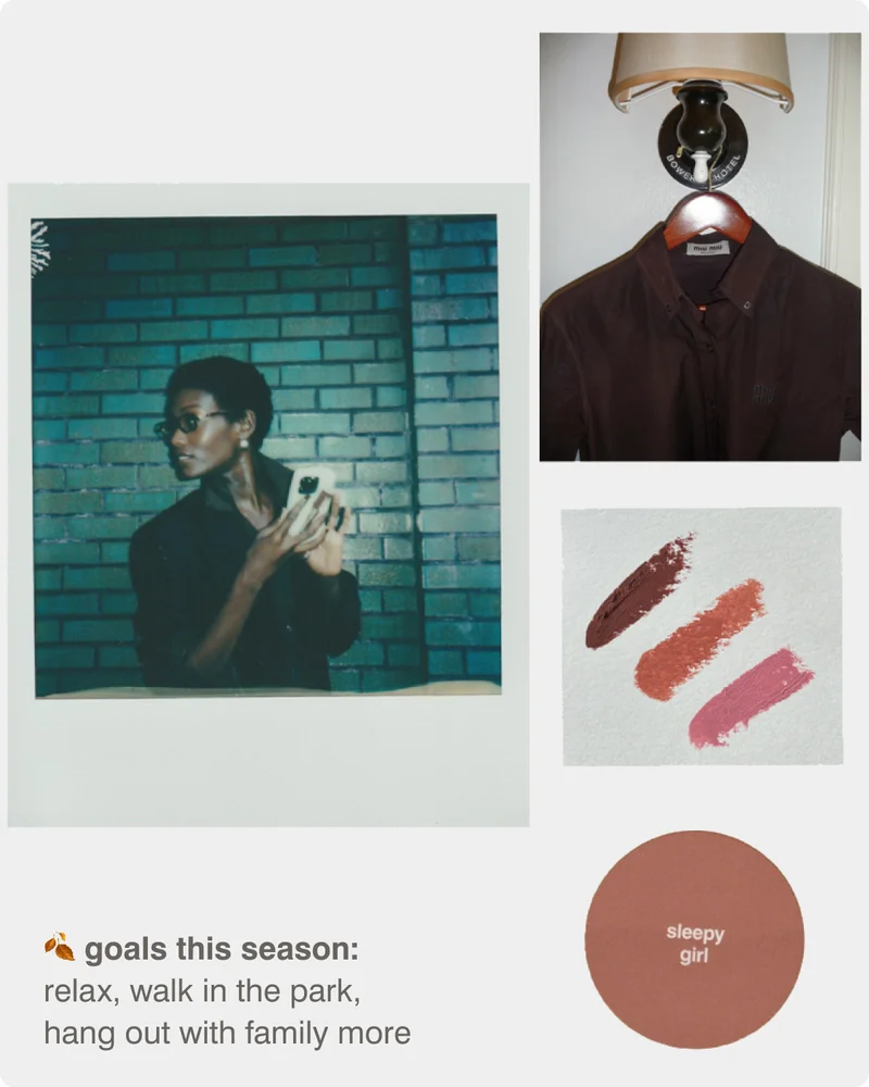 goals this season: relax, walk in the park, hang out with family more