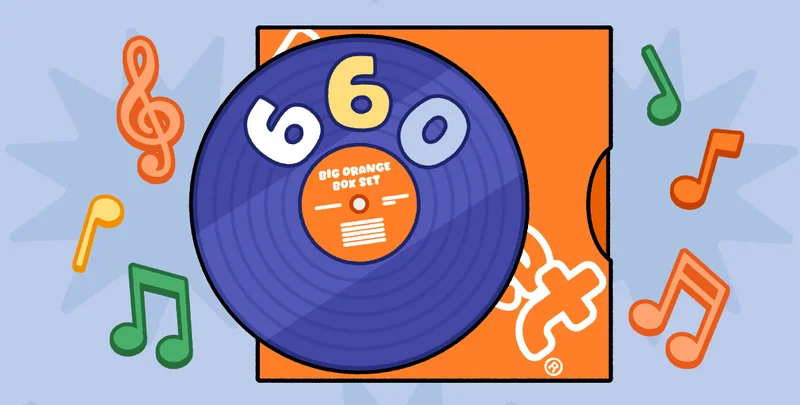 A record player spelling out "660"