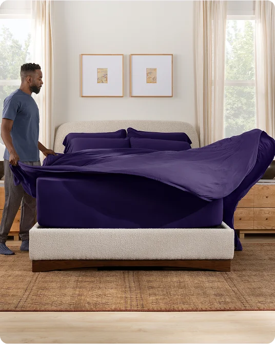 Switch to silky-soft breathable sheets