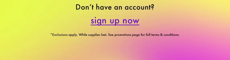 Sign up now