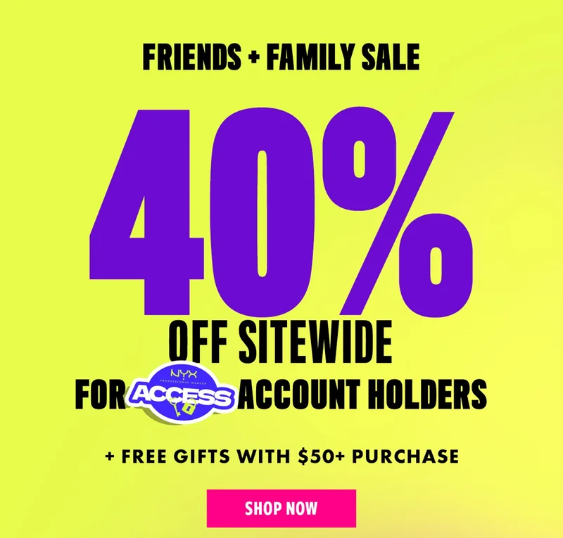 40% off sitewide