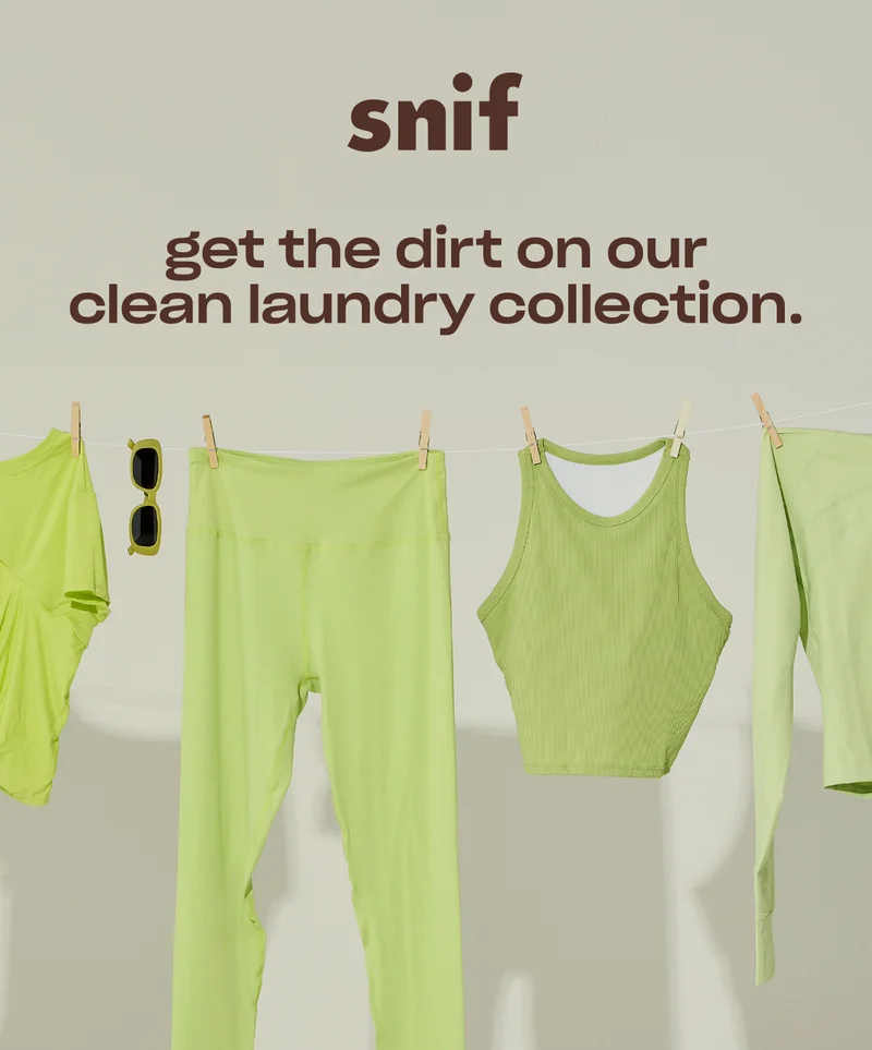 get the dirt on our clean laundry collection.