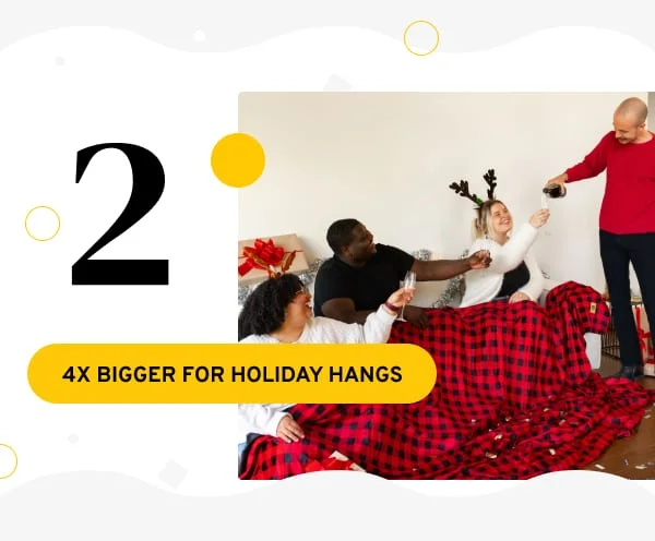4x Bigger Holiday Hangs