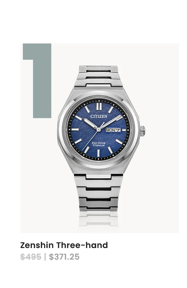 Zenshin Three-hand - Was:$495 | Now:$371.25