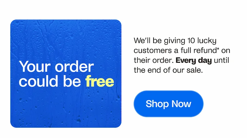 Your order could be free