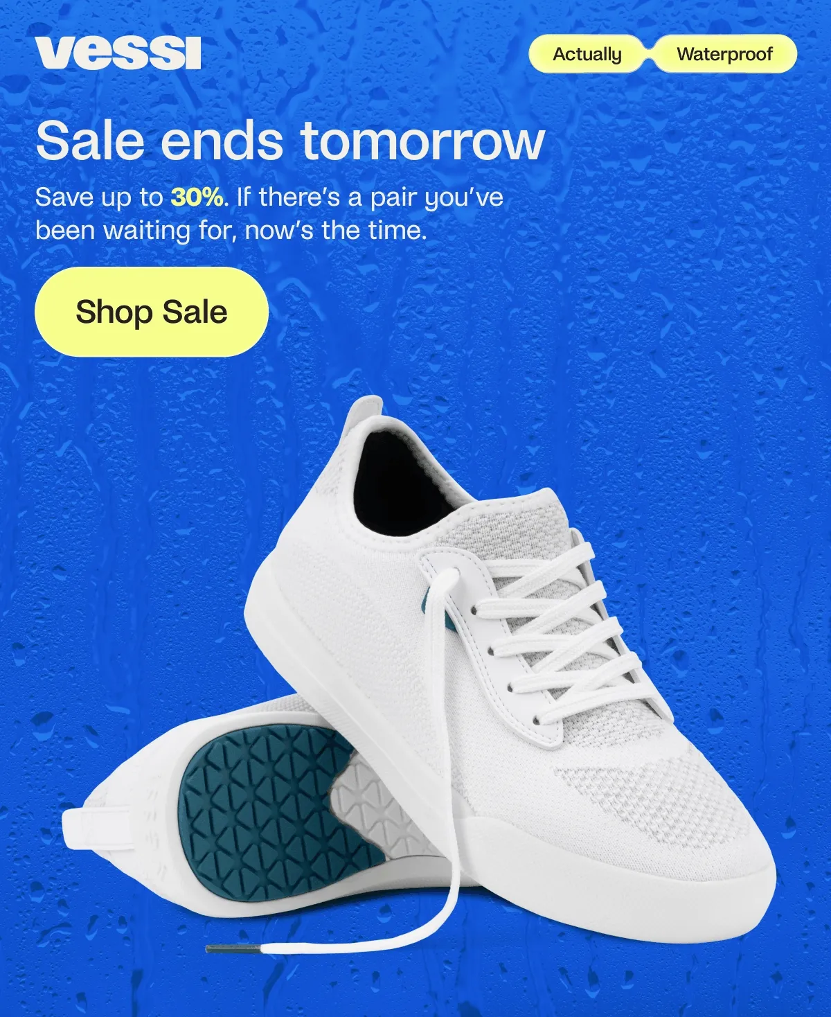 Sale ends tomorrow