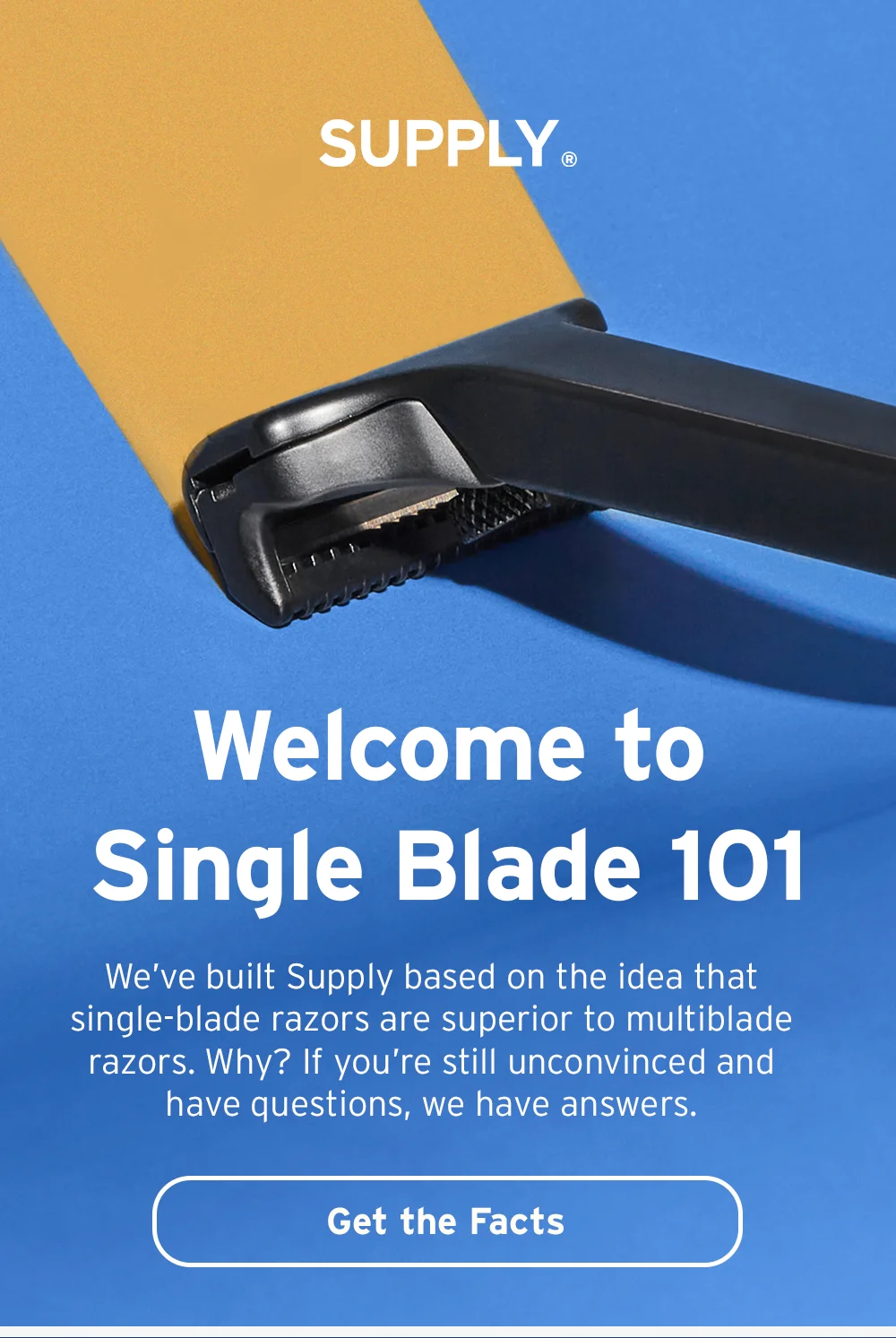 Welcome to single blade 101