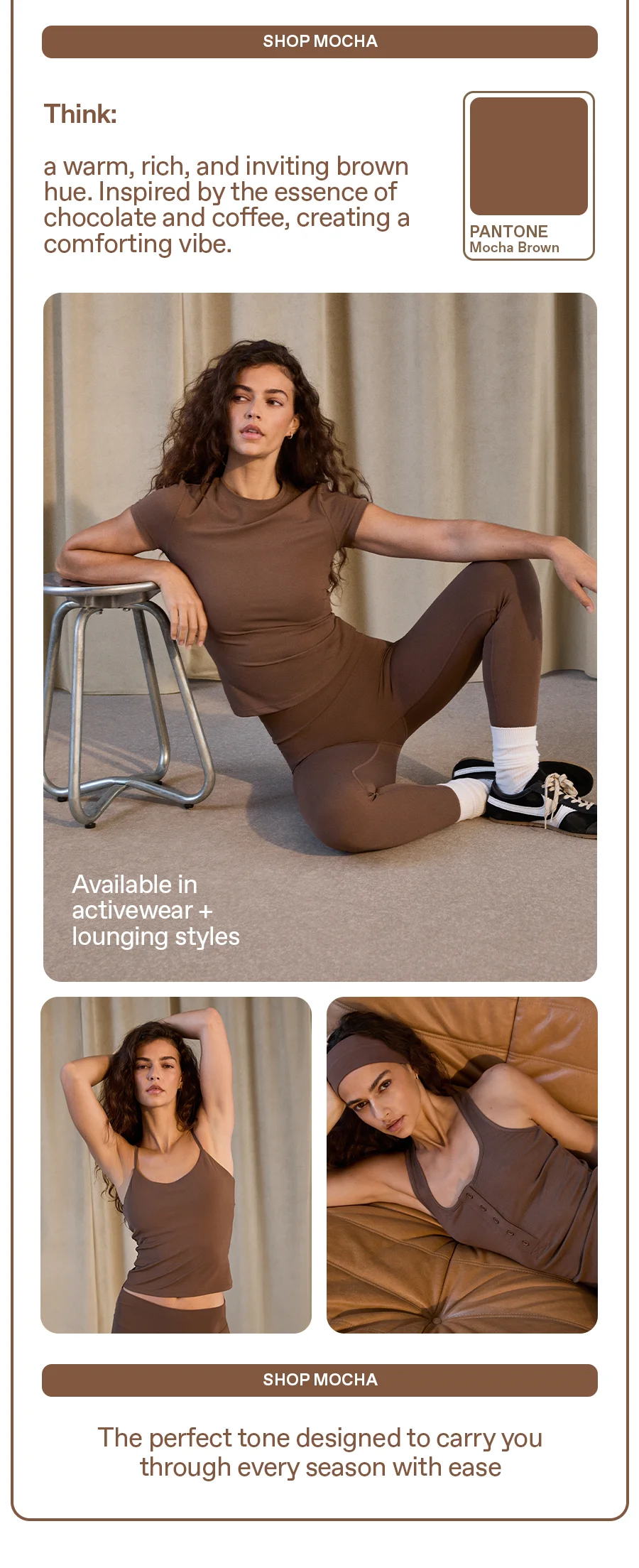 Mocha Brown - Color of the year 2