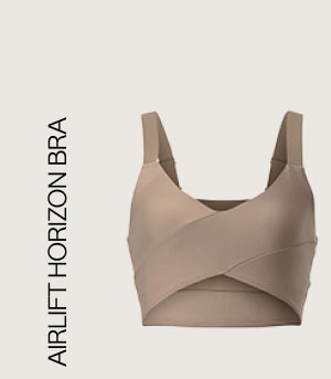 AIRLIFT HORIZON BRA - gravel