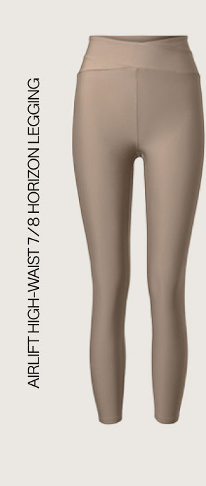 AIRLIFT HIGH-WAIST 7/8 HORIZON LEGGING - gravel