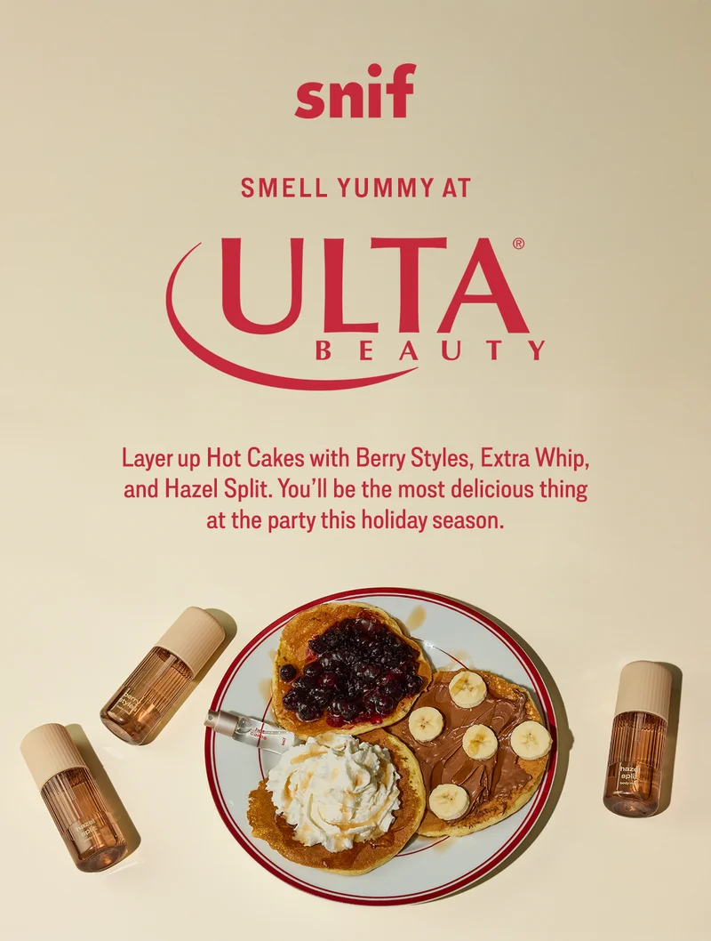 Layer up Hot Cakes with Berry Styles, Extra Whip, and Hazel Split. You’ll be the most delicious thing at the party this holiday season.
