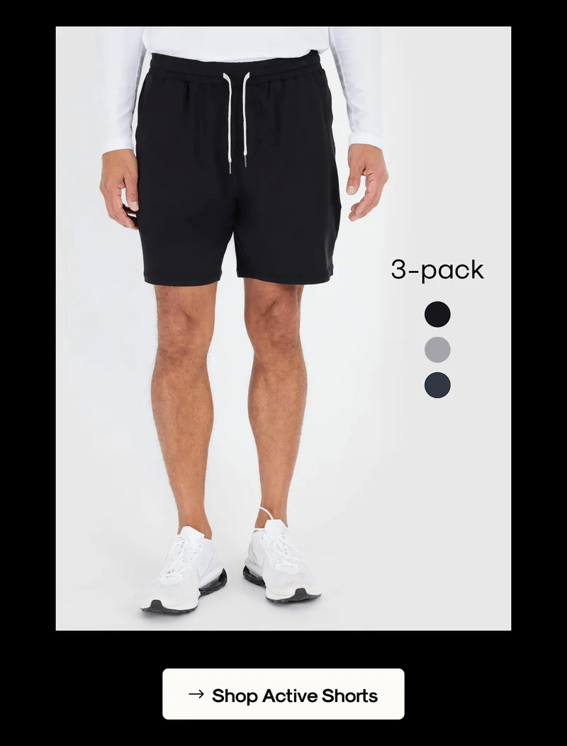 Black Active Comfort Shorts