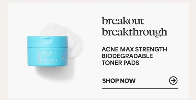 breakout breakthrough ACNE MAX STRENGTH BIODEGRADABLE TONER PADS -- SHOP NOW